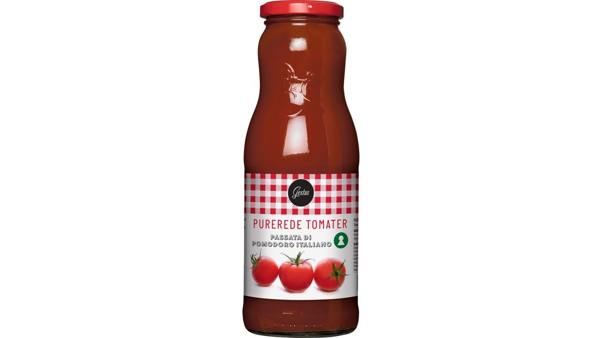 Purerede tomater, Gestus
