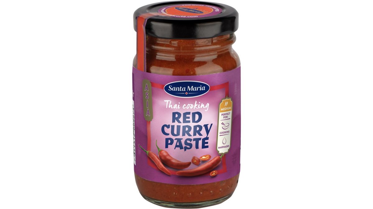 Karry pasta rød, Santa Maria