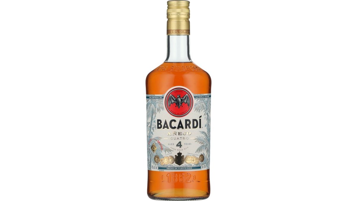 Anejo Cuatro rom 40 %, Bacardi