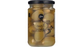 Grønne oliven m. mandler, Gestus