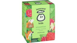 Smoothie m. jordbær, hindbær og æble, Innocent Kids