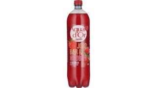 Vand m. brus jordbær & hindbær, Aqua D'or Sparkles