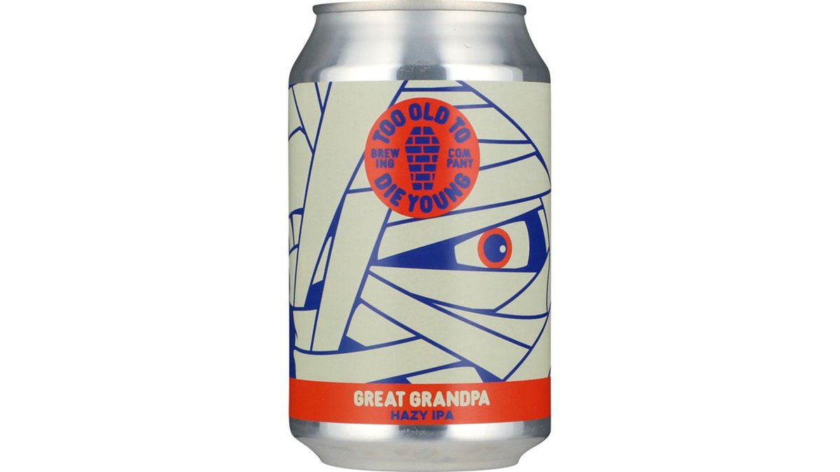 Great Grandpa Hazy IPA (dåse) 5,9%, Too Old To Die Young Brewing Company