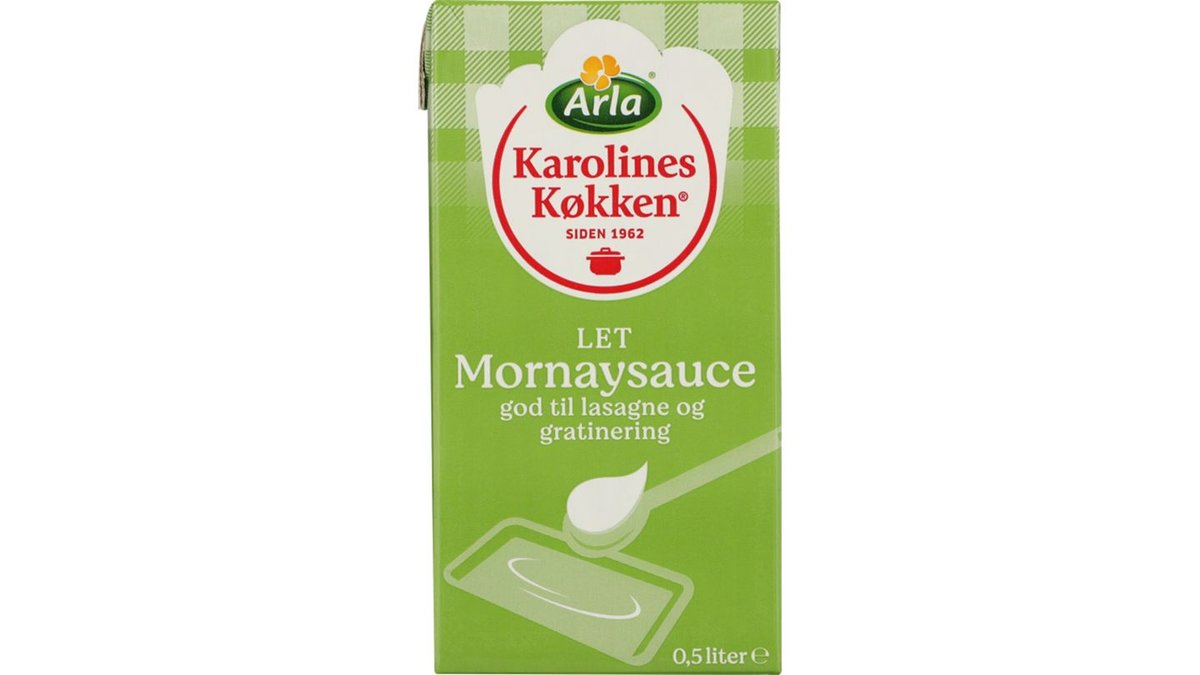 Let Mornaysauce 4%, Karolines Køkken