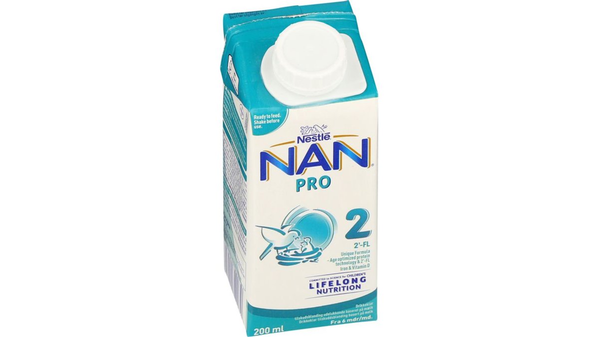 Tilskudsblanding 2 drikkeklar, Nan Pro