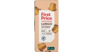 Kaffekapsler Lungo, First Price