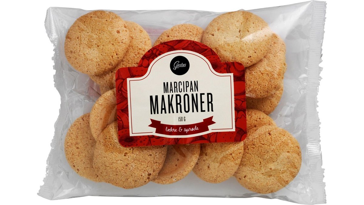 Makroner m. marcipan, Gestus