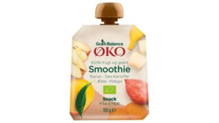 Smoothie m. banan, sød kart., æble & mango øko. Grøn Balance