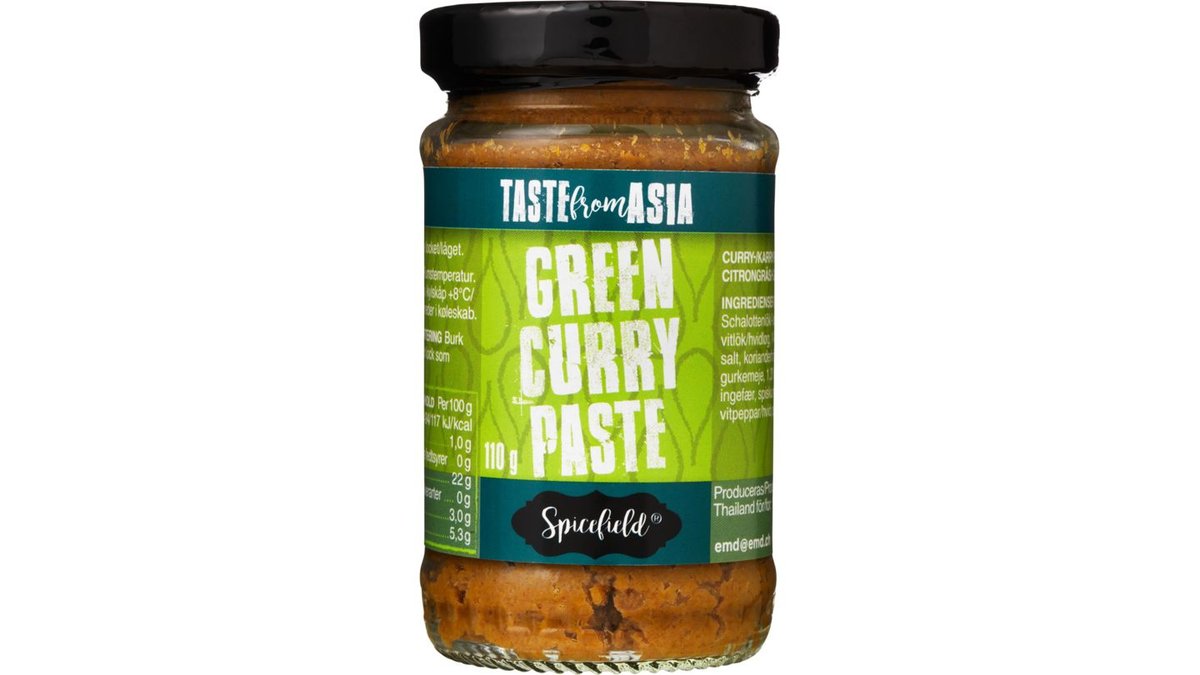 karrypasta grøn, Spicefield