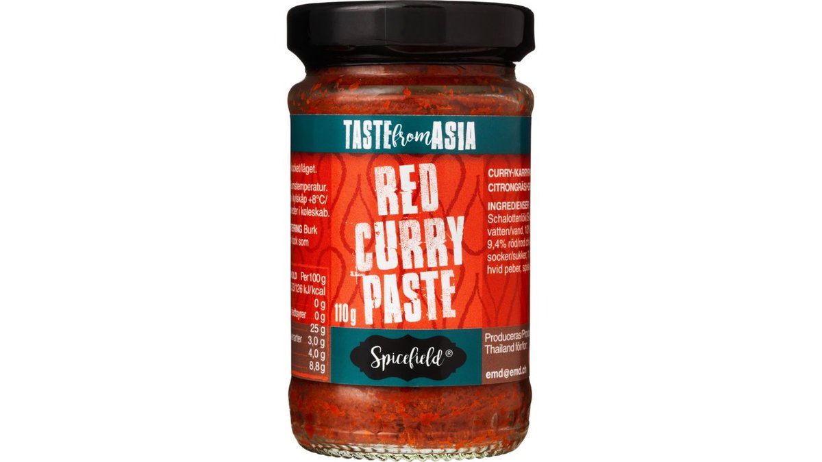 Karrypasta rød, Spicefield