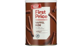 Vaffelrør m. kakao- og hasselnøddecreme, First Price