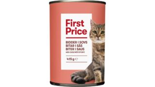 Vådfoder t. kat m. oksekød, First Price