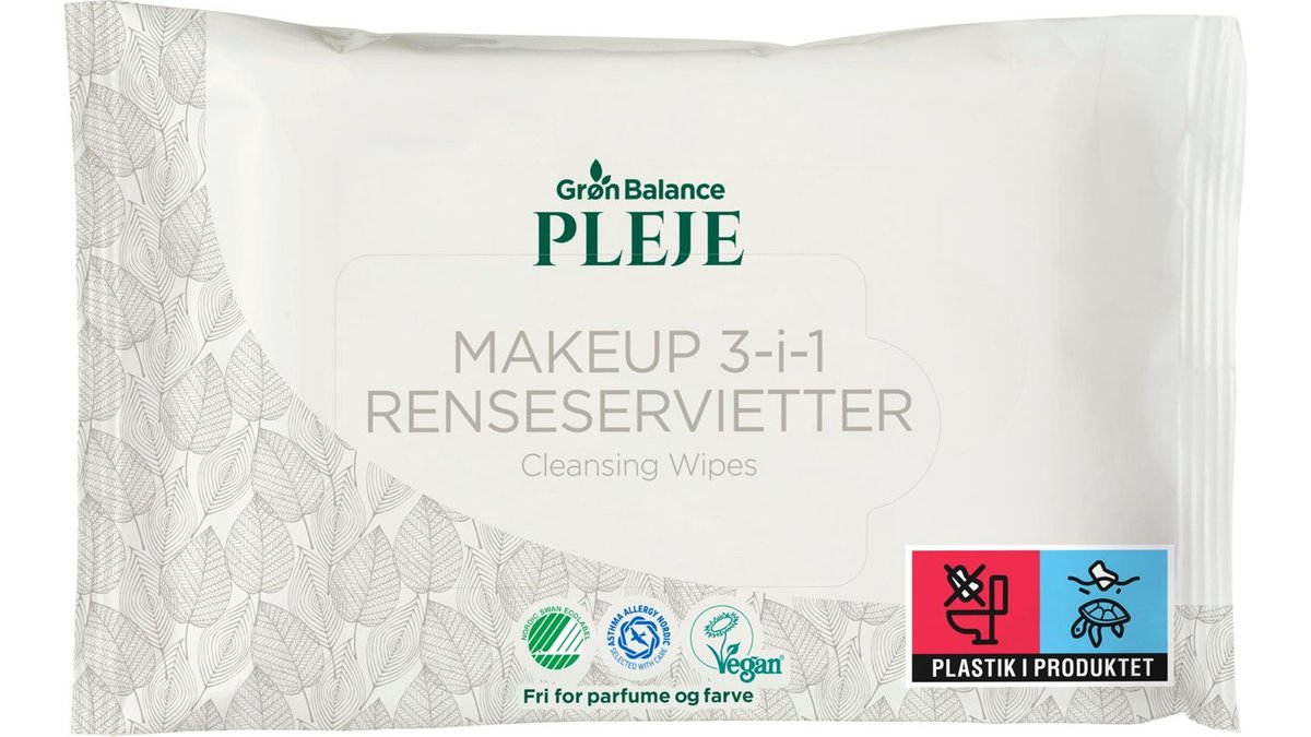 Renseservietter. Grøn Balance
