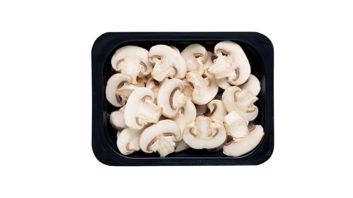 Champignon hvide i skiver øko.