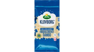 Danbo ost i stykke 45+ mellemlagret, Arla Klovborg