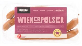 Wienerpølser øko. Hanegal
