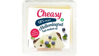 Ost i skiver 13% mellemlagret, Cheasy