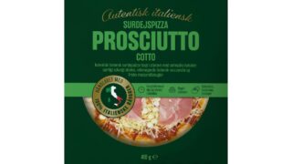 Surdejspizza Prosciutto m. skinke,  Autentisk Italiensk