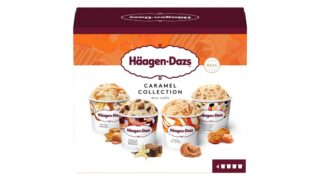 ❄️4 Mini flødeisbøtter m. karamel, Häagen-Dazs