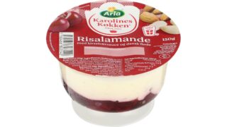 Risalamande m. kirsebærsauce 7,7%, Arla Karolines Køkken
