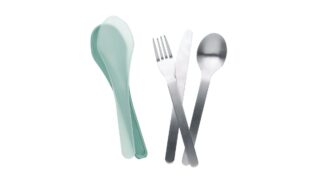 Bestiksæt 4 dele m. opbevaringsetui, Smash