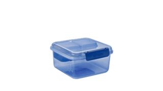 Lunch Cube madkasse m. 2 snackbokse royal blue, Smash