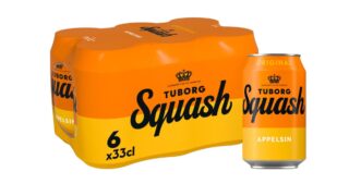 Tuborg Squash Appelsin 6-pak dåse