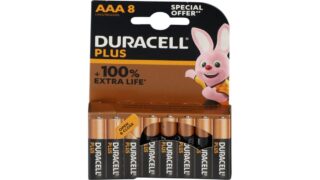 Batterier AAA 8 stk. Duracell Plus Power