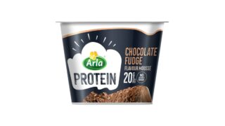 Mousse m. smag af chokolade fudge  1,8%, Arla Protein