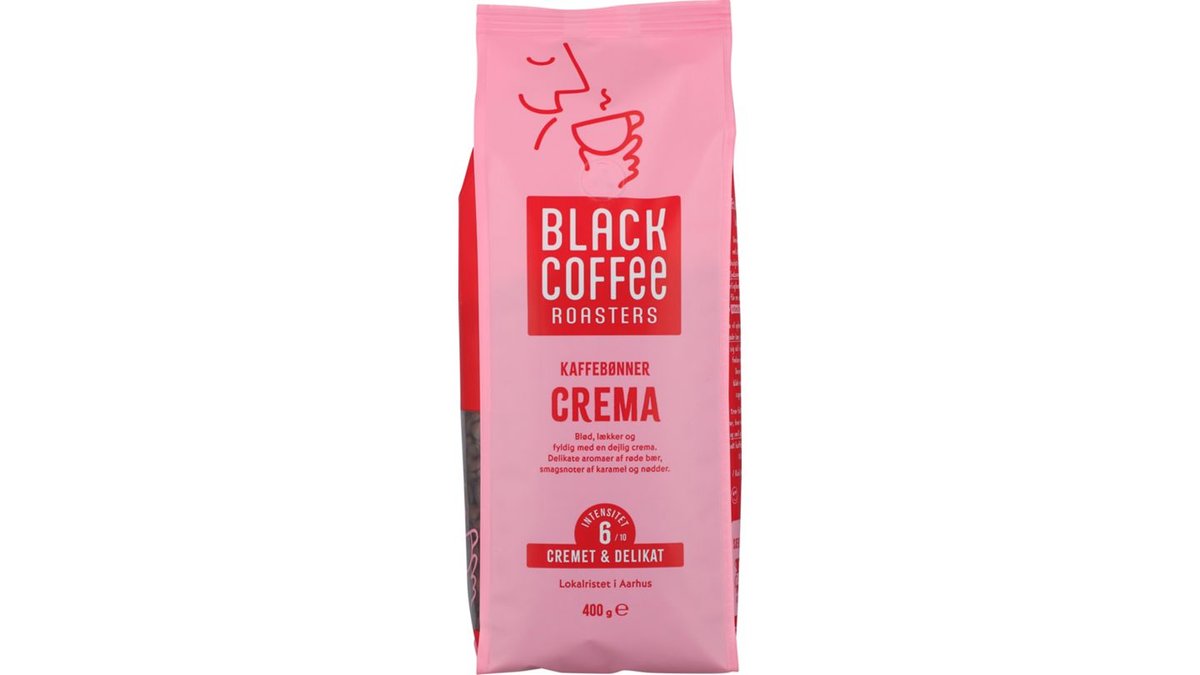 Hele bønner Crema, Black Coffee Roasters