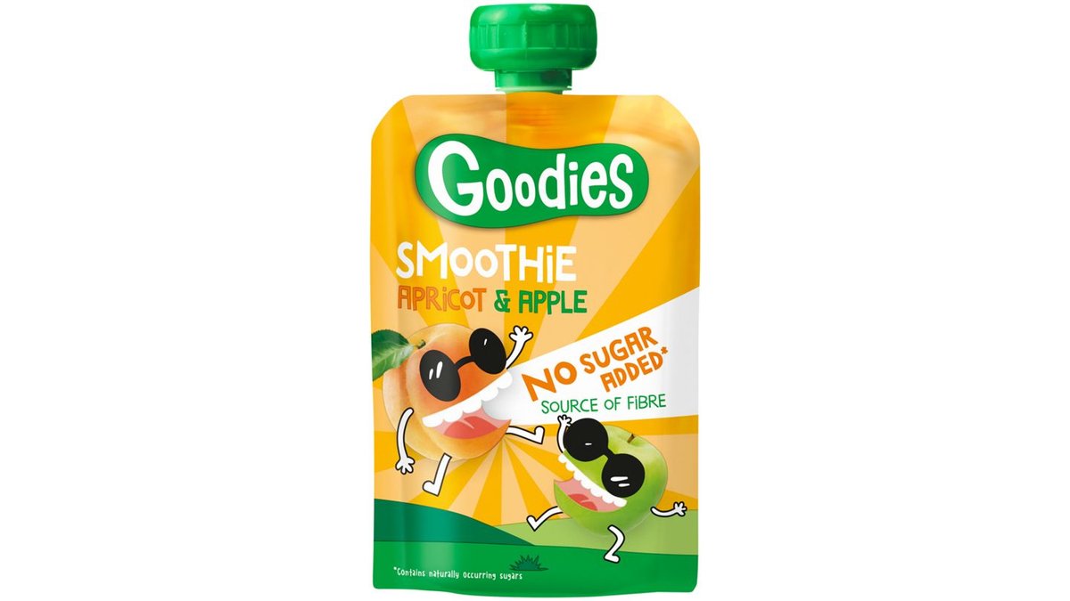 Smoothie m. æble & abrikos, Goodies