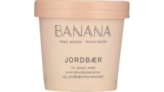 ❄️Vegansk bananis m. jordbær mini, Banana CPH