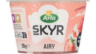 Skyr Airy m. jordbærkompot, Arla