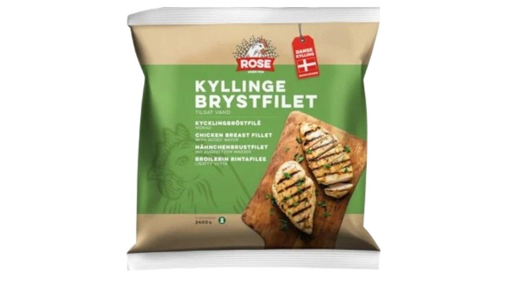 ❄️Kyllingebrystfilet tilsat vand, Rose