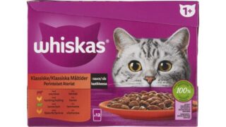 Vådfoder klassisk menu t. kat 1+ år, Whiskas
