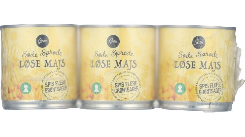 Løse majs (dåse), Gestus