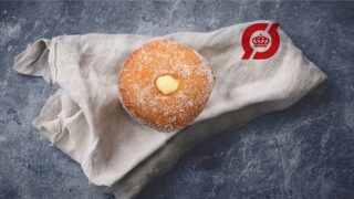 Berliner m. vaniljecreme øko.