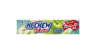 Frugtkarameller Hi-Chew m. grøn æblesmag, Morinaga