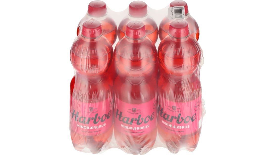 Hindbær Brus 6 x 50 cl, Harboe