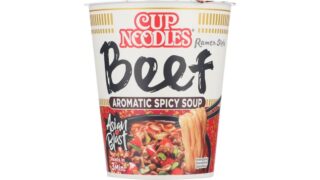Instant kopnudler m. oksekødssmag, Cup Noodles