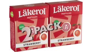 Lakrids pastiller m. jordbærsmag, Läkerol