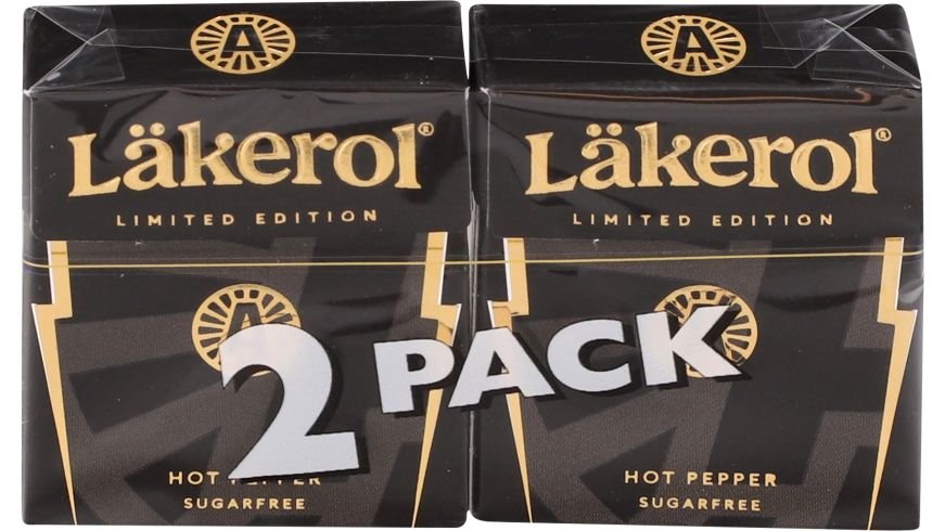 Lakrids pastiller hot pepper, Läkerol