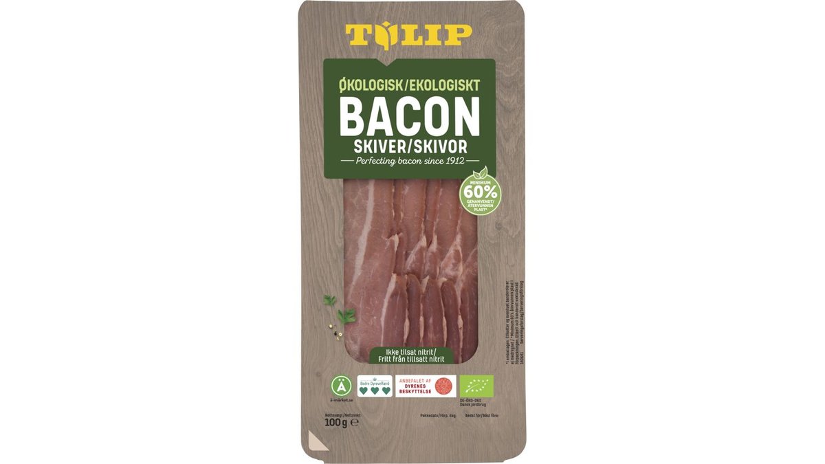 Bacon i skiver øko. Tulip
