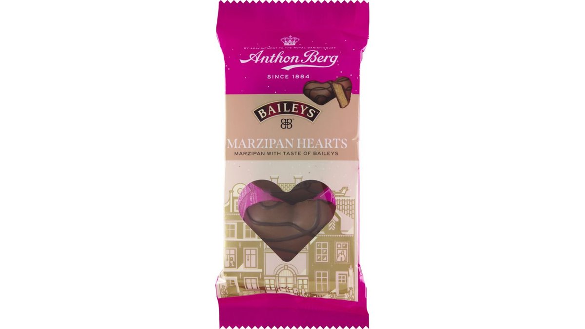 Marcipanhjerter m. Baileys, Anthon Berg