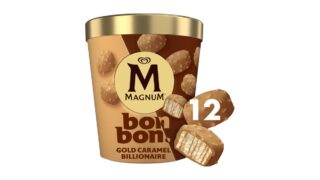 ❄️Bon Bon flødeis m. saltkaramel & kiks, Magnum