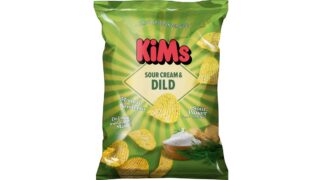 Bølgechips m. sour cream & dild, KiMs