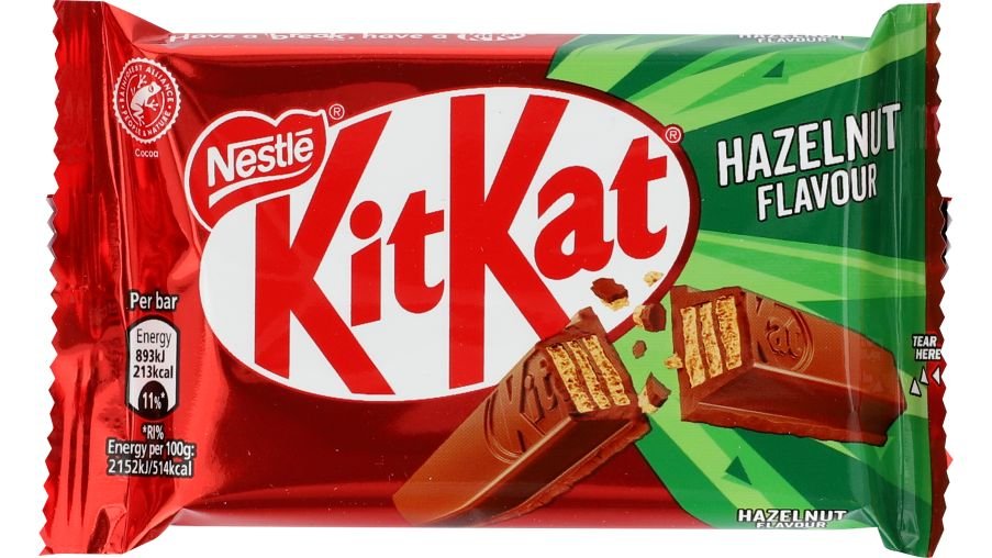 Chokoladebar m. hasselnød, KitKat