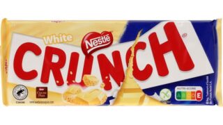 Hvid chokolade m. sprøde risstykker, Nestlé