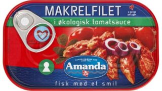 Makrelfilet i tomatsauce øko. Amanda