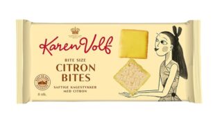 Citronkage m. citronglasur, Karen Volf